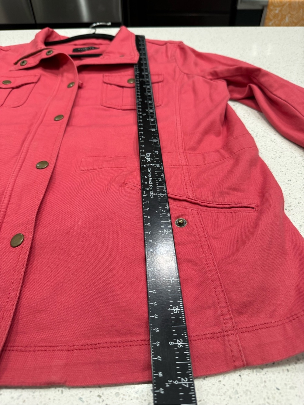 Talbots Women's Raspberry Pink Utility Jacket - Picture 11 of 15